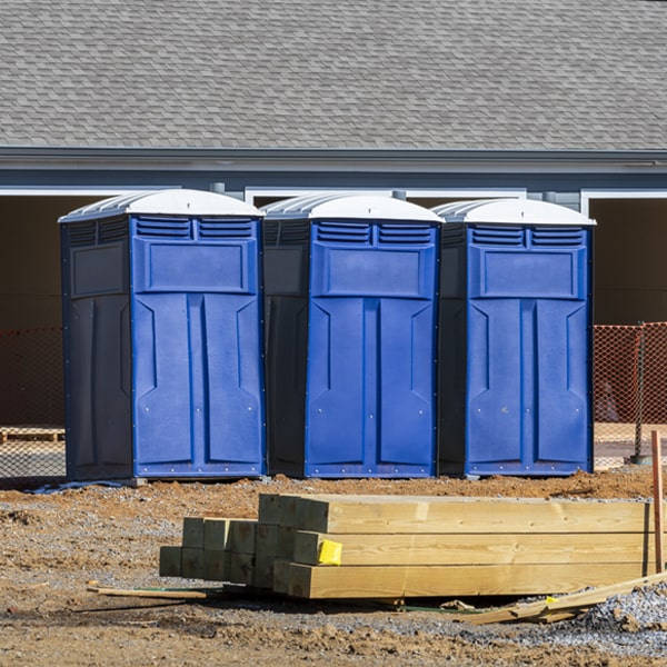 is there a specific order in which to place multiple porta potties in Jumping Branch